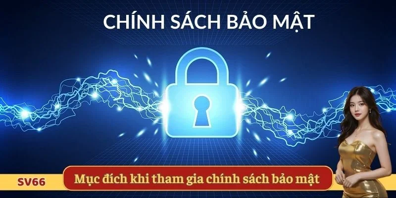 Một số mục đích khi tham gia chính sách bảo mật