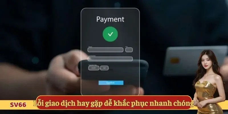 Lỗi giao dịch hay gặp dễ khắc phục nhanh chóng